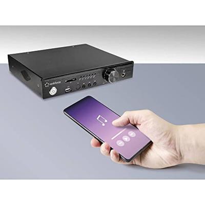 Renkforce RF-WAM-300 Stereoversterker 2 x 50 W Zwart Bluetooth, USB
