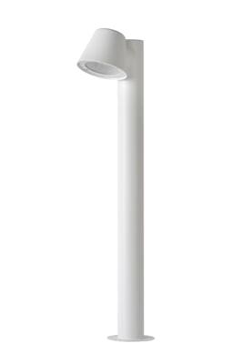 Lucide DINGO-LED - Sokkellamp - LED Dimb. - GU10 - 1x5W 3000K - IP44 - Wit