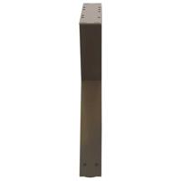 Salontafelpoten 2 st 60x(42-43,3) cm staal naturel - thumbnail