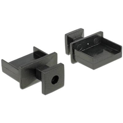 Delock 64009 64009 Stofbescherming voor USB type A-bus met handgreep 10 stuks zwart 1 stuk(s) Delock 64009 64009 Stofbescherming voor USB type A-bus met handgreep 10 stuks zwart 1 stuk(s)