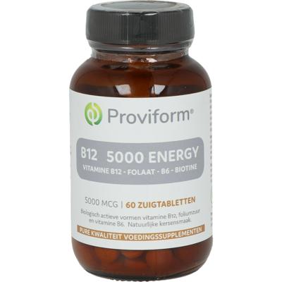 Proviform Vitamine B12 5000 mcg Energy Zuigtabletten