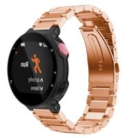 Universal Smart Watch drie stalen strips polsband horlogeband voor Garmin Forerunner 220/230/235/630/620/735 (Rose Gold) - thumbnail