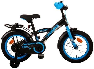 Volare thombike kinderfiets - jongens - 14 inch - zwart blauw