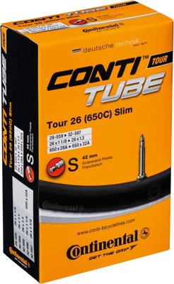 Continental schlauch "tour 26 slim" conti tube tour 26" 28/32-559/597 s42 sli