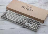 Ducky origin vintage mechanisch toetsenbord (grijs, us lay-out (qwerty), cherry mx red, 100%, hot swap, pbt double-shot keycaps) - thumbnail