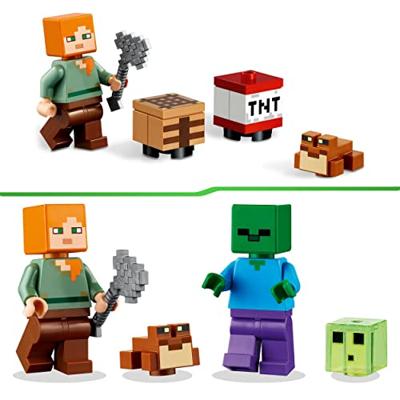 LEGO Minecraft - Het Moerasavontuur Constructiespeelgoed - thumbnail