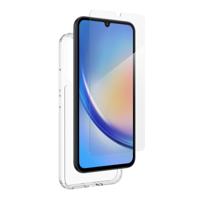 ZAGG iFrogz Defensie beschermhoes compatibel Samsung Galaxy A34 5G, bonusschermbeschermer, duurzaam, klikbestendig, antislip, slank, gerecycled, helder - thumbnail