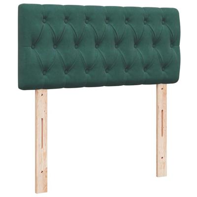 Ottoman bed met matras 120x200cm fluweel donkergroen