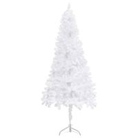 Kunstkerstboom hoek 240 cm PVC wit - thumbnail