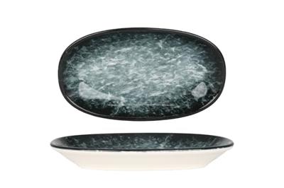 Bonna Serveerschaal - Sepia - Porselein - 19x11 cm - set van 2