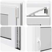 Kelderraam RISOR 120x60 cm draaikiep-draai DIN rechts wit - thumbnail