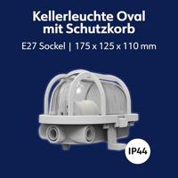 Müller-Licht Oval Lamp voor vochtige ruimte E27 Wit - thumbnail