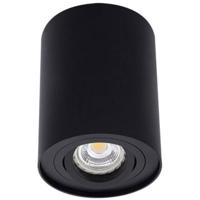Opbouwspot rond - Bord1 - Zwart - Kantelbaar - Ø95x125mm - thumbnail