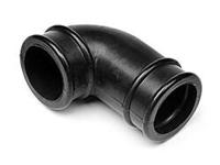 Air filter connector black - thumbnail