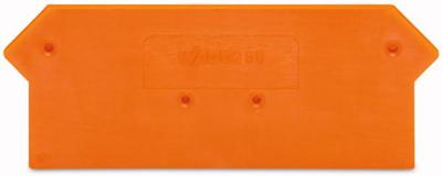 WAGO 280-317 Afsluit- en scheidingsplaat Oranje 100 stuk(s)