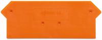 WAGO 280-317 Afsluit- en scheidingsplaat Oranje 100 stuk(s) - thumbnail