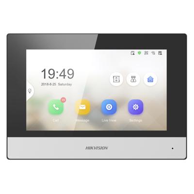 Hikvision DS-KH6320-TE1 intercomsysteem 17,8 cm (7") Zwart, Grijs