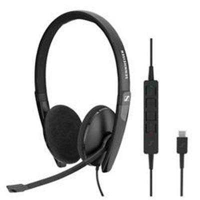 Hoofdtelefoon met microfoon Sennheiser 1000919 Zwart Hoofdtelefoon met microfoon Sennheiser 1000919 Zwart