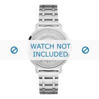 Guess horlogeband W0933L1 Montauk Staal Zilver 18mm - thumbnail