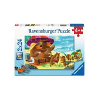 Ravensburger legpuzzel berenfamilie vakantie - 2x24st. - thumbnail