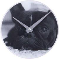 NeXtime klok 5173 Little Dog, Ø20 cm, Wall, Black - thumbnail
