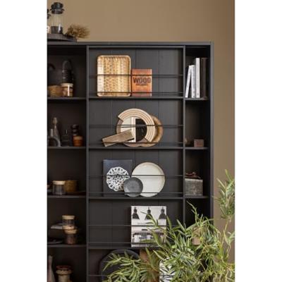 WOOOD Opbergkast 'Swing' Met schuifdeur, kleur Mat Zwart