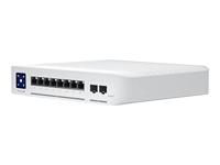 Ubiquiti Networks UniFi Enterprise 8 PoE Managed L3 2.5G Ethernet (100/1000/2500) Power over Ethernet (PoE) Roestvrijstaal - thumbnail