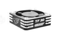 Team Corally - Ultra High Speed Cooling Fan TF-30 w/BEC connector - 30mm - Color Black - Silver - thumbnail