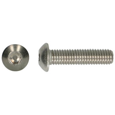 pgb-Europe PGB-FASTENERS | BZK bolkopschroef oef A2 ISO 7380-1 M5x20 | 200 st 073801A70005000203