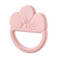 Little Dutch Siliconen Bijtring Bloem Roze - thumbnail