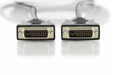 DIGITUS DVI aansluitkabel, DVI (24+1), 2 m lang, DVI-D Dual Link, zwart
