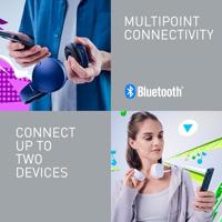 Panasonic RB-HF630BE-A Street draadloze hoofdtelefoon, over-ear, geïntegreerde microfoon, Bluetooth 5.3, multipoint, draaibaar, tot 72 uur batterijduur, USB-C, blauw - thumbnail