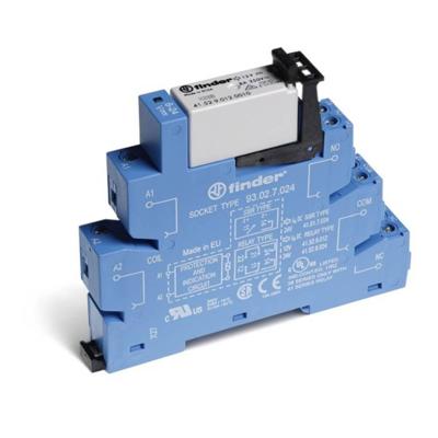 Finder Serie 38 Relemodul, schroefklem, 60 VDC