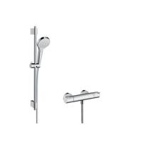 Hansgrohe Croma Select S Vario renovatieset 72 cm met EcoStat 1001 CL thermostaat, wit/chroom - thumbnail