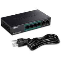 TRENDnet TPE-S50 6-poorts PoE-switch 10/100Mbps 60W - thumbnail