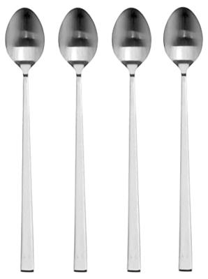 BITZ - Koffie & Thee - Latte Macchiatolepels 20cm S/4 RVS