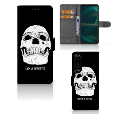 Telefoonhoesje met Naam Sony Xperia 5III Skull Eyes Telefoonhoesje met Naam Sony Xperia 5III Skull Eyes