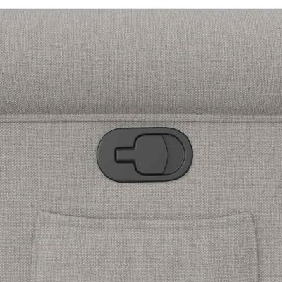 Fauteuil elektrisch verstelbaar stof wolk grijs