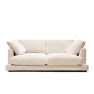 Kave Home 3-zits Bank 'Gala' Chenille, kleur Beige