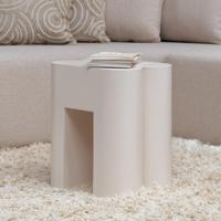 Zuiver Krukje/Bijzettafel 'Shape' 40 x 40cm, kleur Beige - thumbnail