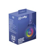 Draagbaar luidsprekersysteem Celly LIGHTBEATBL Blauw 5 W Bluetooth luidspreker - thumbnail