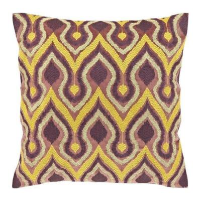 Unique Living kussen bella 45 x 45 cm geel mix