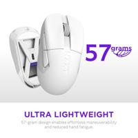 NZXT Lift Elite Wireless Gaming Mouse - White - thumbnail