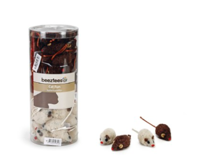 Beeztees pluche speelmuisje kattenspeelgoed - thumbnail