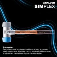 Halder Aktionsbox Dreamteam 3113s003 Hamerset Middelhard, Zacht 1650 g 135 mm 2 stuk(s) - thumbnail