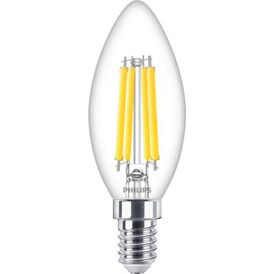Philips LED Lamp E14 Filament 3.4W - Dimbaar & Zeer Warm Wit - 2700K