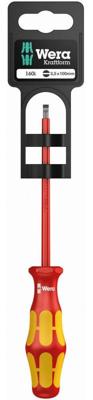 Wera 160 i SB VDE geïsoleerde Sleuf-schroevendraaier, 0,8 x 4,0 x 100 mm - 1 stuk(s) - 05100003001 Wera 160 i SB VDE geïsoleerde Sleuf-schroevendraaier, 0,8 x 4,0 x 100 mm - 1 stuk(s) - 05100003001