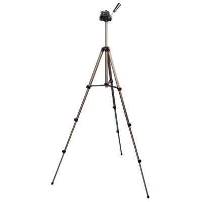 Hama Tripod 1/4 inch Werkhoogte: 42.5 - 125 cm Champagne Incl. tas, Waterpas
