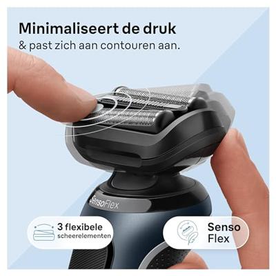 Braun 61-N4500CS Series 6 Scheerapparaat Zwart/Grijs