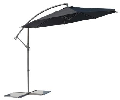 Zweefparasol Menorca 300 cm zwart Zweefparasol Menorca 300 cm zwart